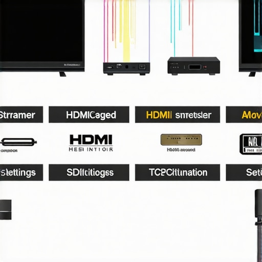 Infographic showing detailed configuration tips for media streamers.