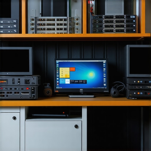 Various tools and devices used for maintaining and diagnosing streaming media setup.